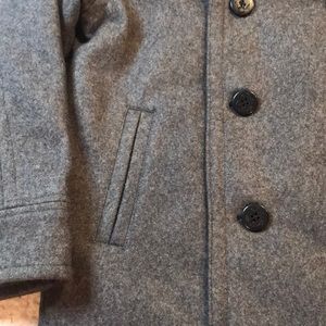Crazy 8 boys Med (7-8) gray double breasted coat